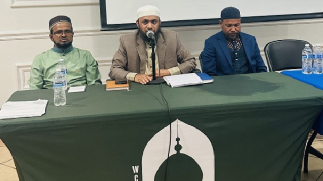 আল-আনসার মসজিদে তাফসীরুল কুরআন মাহফিল অনুষ্ঠিত