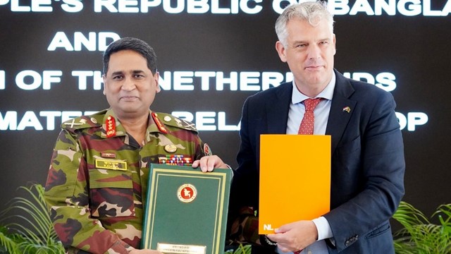 বাংলাদেশ এবং নেদারল্যান্ডসের নৌ-প্রতিরক্ষা সমঝোতা স্মারক স্বাক্ষরিত