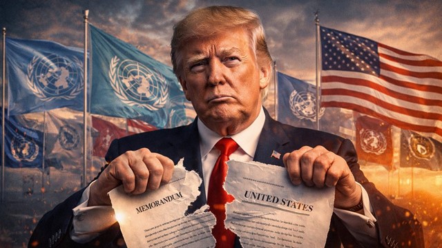 জাতিসংঘ&ndash;সংশ্লিষ্ট ৬৬টি বৈশ্বিক সংস্থা থেকে যুক্তরাষ্ট্রকে সরিয়ে নিলেন ট্রাম্প