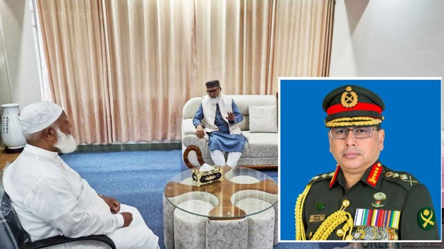বাসায় বিশ্রামে থাকা জামায়াত আমীরকে দেখতে গেলেন ধর্ম উপদেষ্টা, সেনাপ্রধানের ফোন