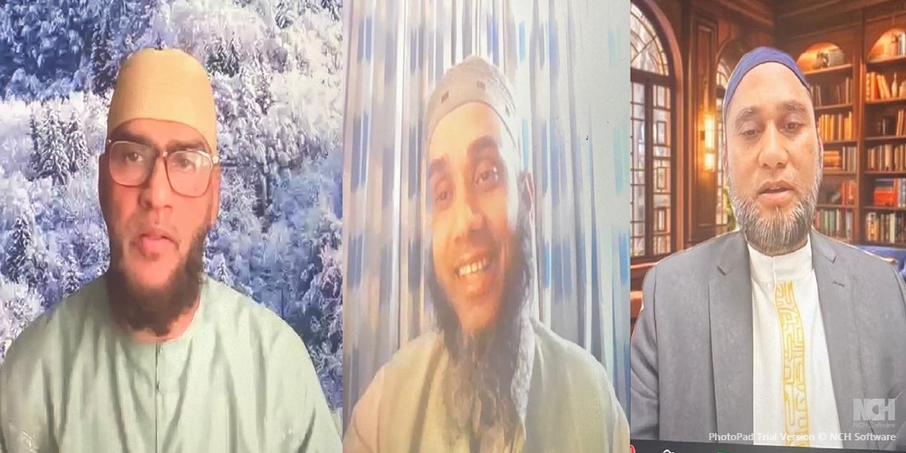 সঞ্চালক আকবর উদ্দিন, প্রেসিডেন্ট মাহমুদুল কাদির তফাদার ও সেক্রেটারি হুমায়ুন কবির চৌধুরী