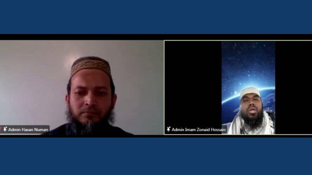 ছবি : কুরআন তিলাওয়াতের মাধ্যমে অনুষ্ঠানটির সূচনা করেন মুনা একাডেমির প্রশিক্ষক ইমাম জুনাঈদ হোসাইন