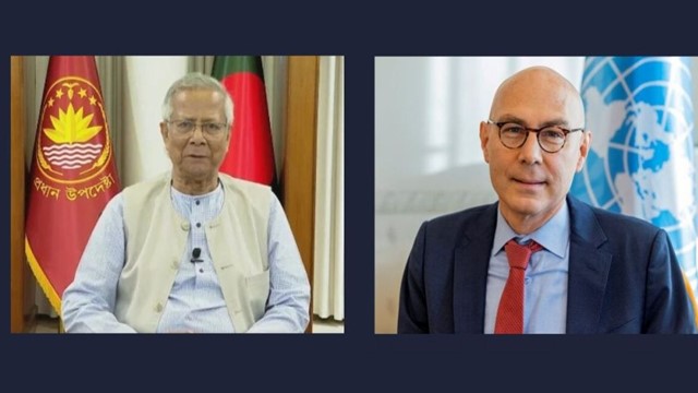 নির্বাচনকে কেন্দ্র করে মিথ্যা তথ্য প্রতিরোধে জাতিসংঘের সহায়তা চাইলেন প্রধান উপদেষ্টা