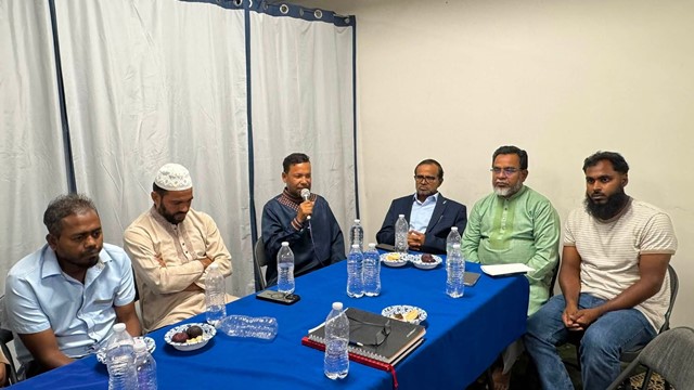 মুনা লস অ্যাঞ্জেলেস চ্যাপ্টারের উদ্যোগে কামরুজ্জামান শিমুল ও নাজনীন সুলতানা রানীর বিদায় অনুষ্ঠান