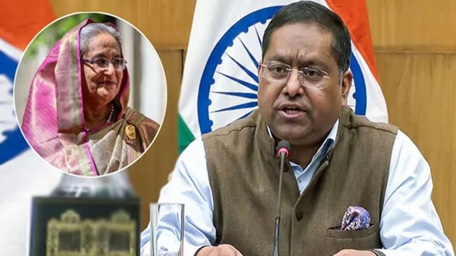 হাসিনার প্রত্যর্পণের অনুরোধ আইনি বিষয় হিসেবে বিবেচনা করা হবে : জয়সওয়াল