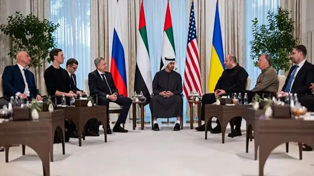 আমিরাতে ত্রিপক্ষীয় বৈঠকে সমাধান মেলেনি, আলোচনার মাঝেই কিয়েভ-খারকিভে রুশ হামলা